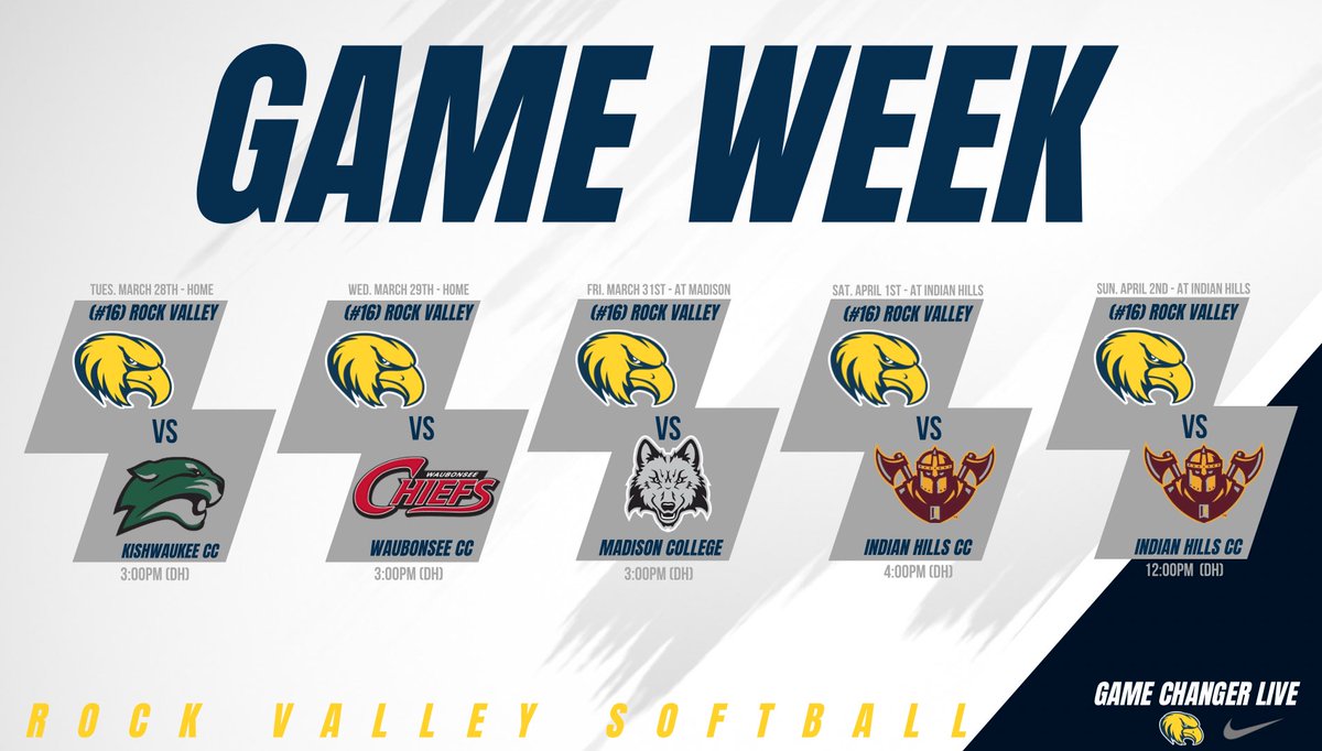 Rock Valley College Softball tweet media