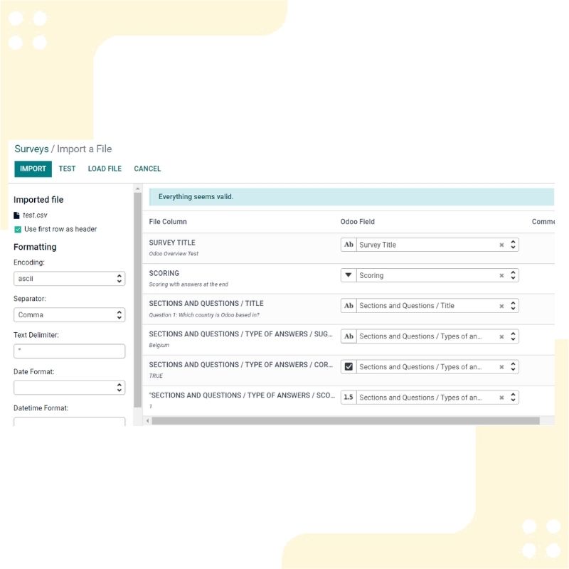 luciovalente's tweet photo. A Prompt for #ChatGPT to create an easy to import  Test with @Odoo #Survey App. On any topic.
@fpodoo https://t.co/AJvXIBv4VA
