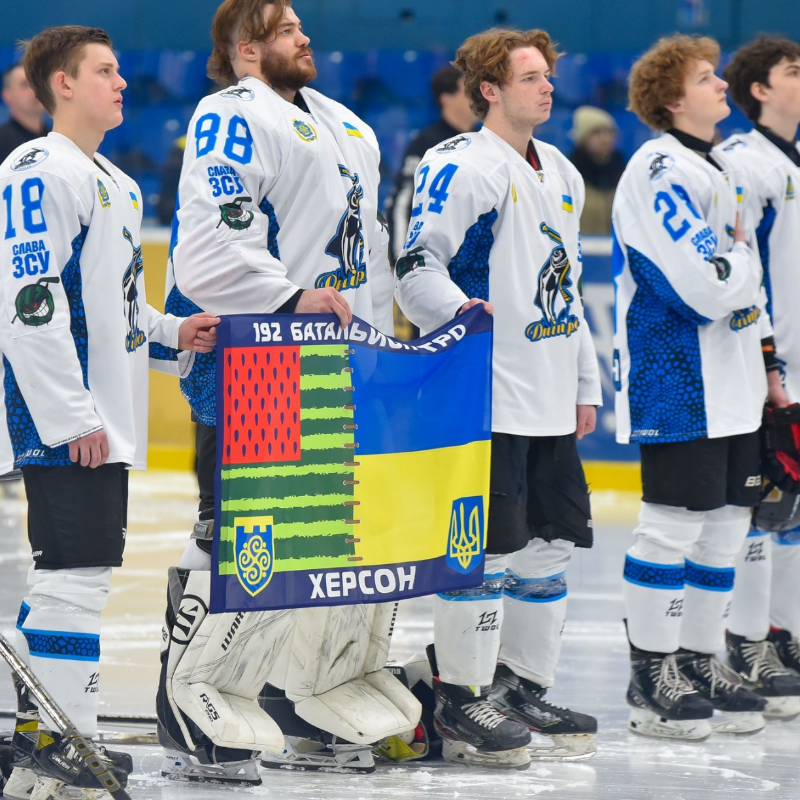 BBCSPORTNI's tweet photo. Hockey Can't Stop 🏒

A @BelfastGiants All-Stars team will play Ukrainian side Dnipro Kherson in a charity game in Belfast ⤵️