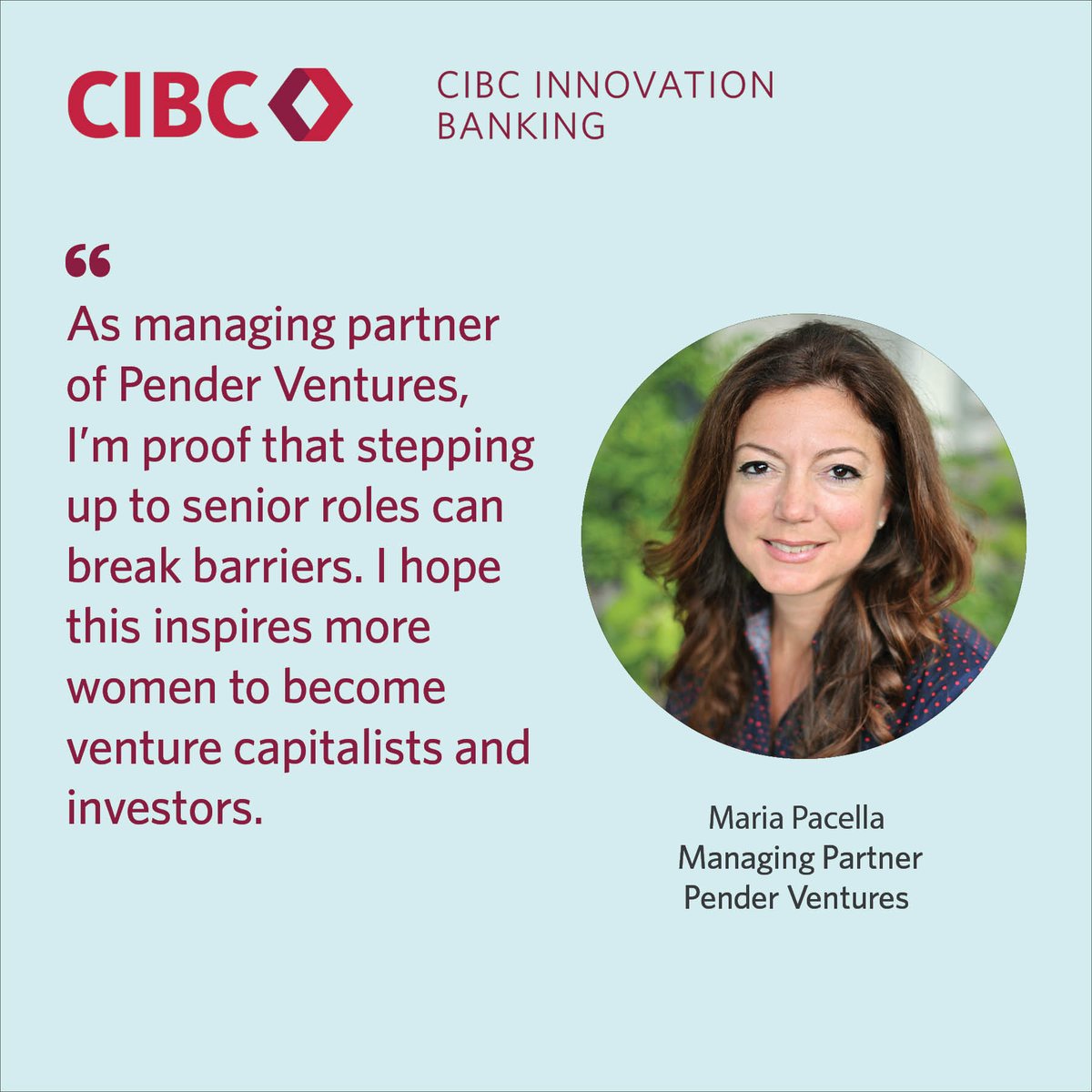 “As managing partner of <a href="/penderventures/">Pender Ventures</a>, I’m proof that stepping up to senior roles can break barriers. I hope this inspires more women to become venture capitalists and investors.” -<a href="/mpacella/">mpacella</a>, Managing Partner, Pender Ventures #IWD2023 #EmbraceEquity