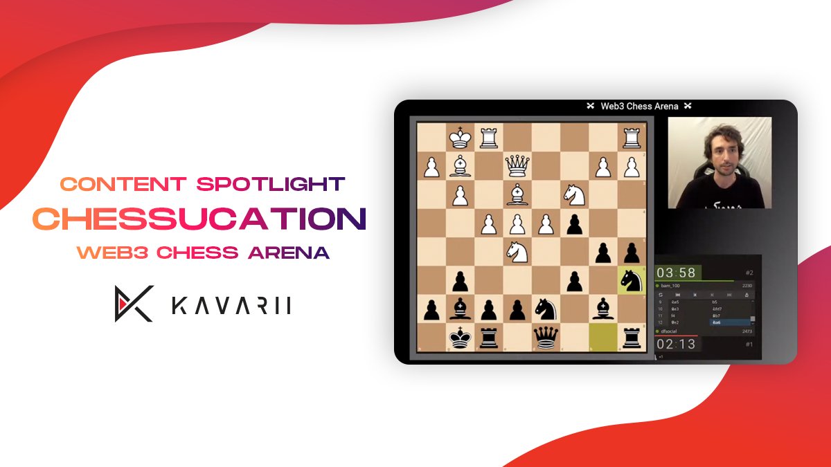 One of the best parts of building a social sharing platform is seeing the wide range of content creators create. 

One of our favorites is <a href="/chessucation/">lukas</a> with his amazing chess content. 

Give him some love on Kavarii:
kavarii.com/play/CHESSCHAT…