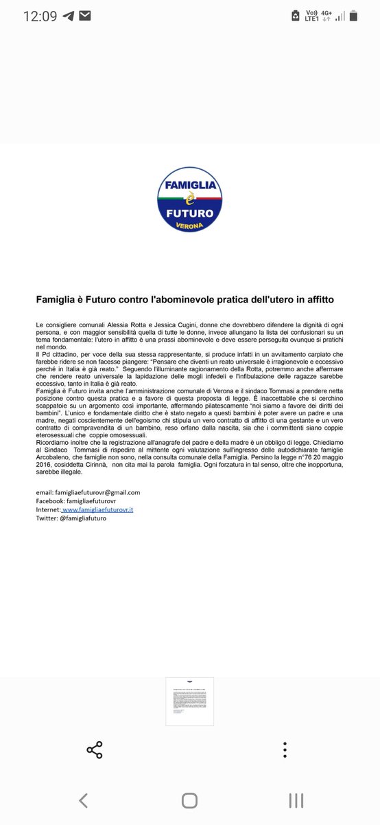 afribix's tweet image. Una pratica ignobile che umilia le donne  sfruttandole,generando figli resi orfani dalla nascita. 
FèF chiede al Sindaco Tommasi di non tergiversare e di chiarire in modo inequivocabile la sua posizione. @17tommasi 
@ProVitaFamiglia 
@jacopocoghe 
@EmmanueleDiLeo 
@FamigliaFuturo