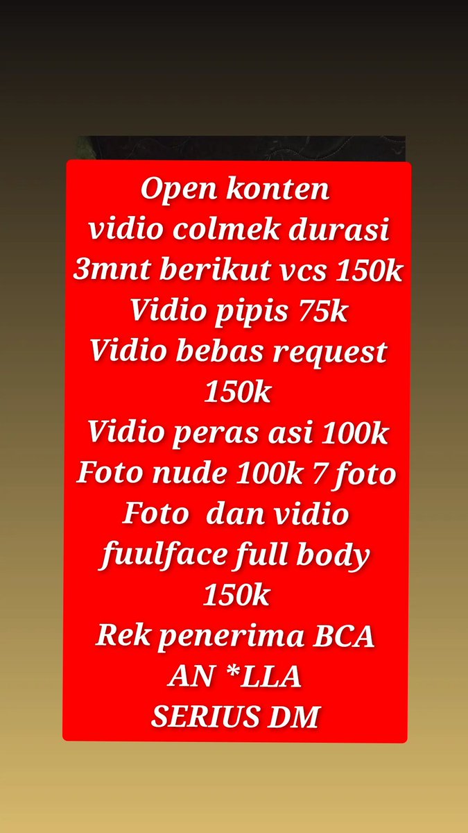 REAL KONTEN VCS 50k 081375173912 (@vcs_bumil) on Twitter photo 