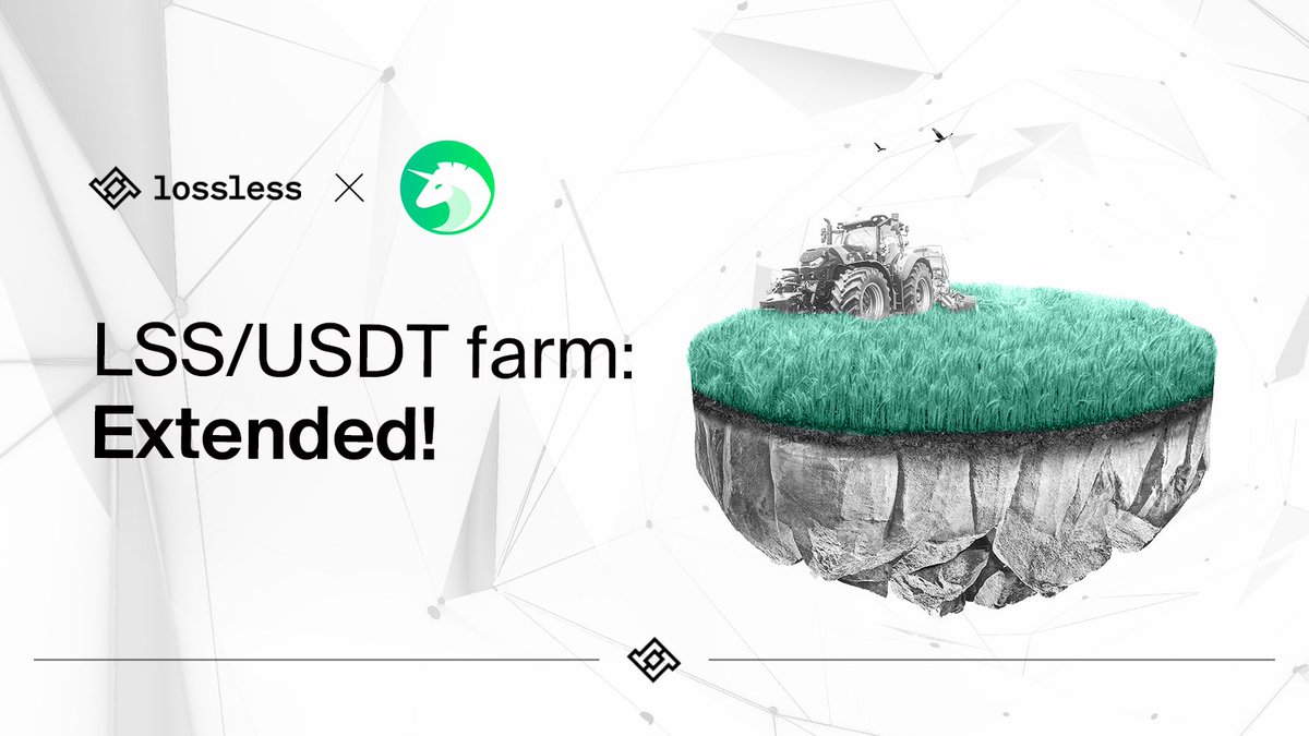 Lossless (@losslessdefi) on Twitter photo Our <a href="/UNCX_token/">UNCX Network</a> farm continues to be operational. 🧑🌾
Farm here 👉 bit.ly/3HhuDNm
Instructions ➡️ bit.ly/3McVqxl Our <a href="/UNCX_token/">UNCX Network</a> farm continues to be operational. 🧑🌾
Farm here 👉 bit.ly/3HhuDNm
Instructions ➡️ bit.ly/3McVqxl