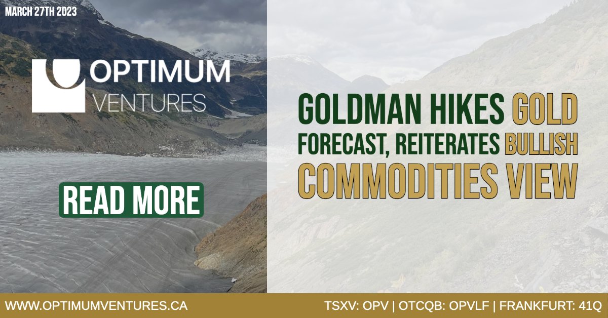 OPVentures_'s tweet photo. Goldman Sachs just raised their 12-month #gold price target from $1,950 to $2,050 USD and called it the ultimate hedge against financial risks.⚒️

Full Article🔗 https://t.co/fHa2NPRqEA

#TSXV: $OPV #OTC: $OPVLF https://t.co/8u89iSYOon