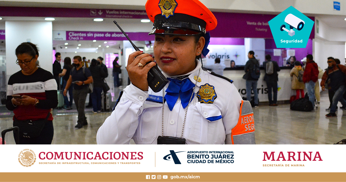AICM_mx on Twitter "La Policía Auxiliar de la CDMX refuerza la