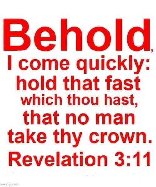 TheBelieverJC's tweet photo. 🚨 Take heart. Life is short. Things are changing rapidly. Signs are everywhere. Warnings are sounding louder than ever before. Jesus is coming. Be ready! https://t.co/glBQhaeWhU