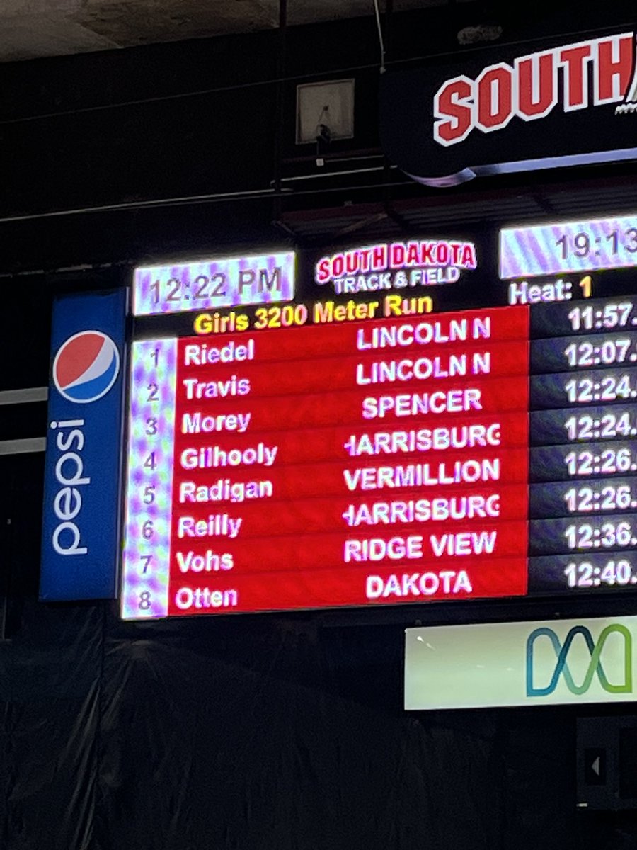 Matt Musiel on Twitter "Not a bad way to start the meet today at the