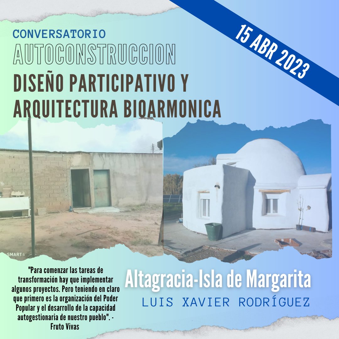 eltipodelentes's tweet photo. Y así aprenden nuestros futuros profesionales de la #ArquitecturaUBV a replicar los conocimientos ancestrales y su adecuación a la modernidad: continúa el proceso de las paredes de #Biobarro y el mejoramiento de la #Autoconstruccion... Nos vemos en la #IslaDeMargarita el #15Abr https://t.co/9VShbgE9ye