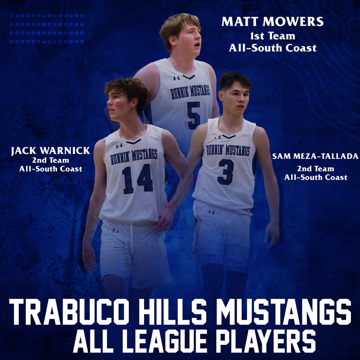 Congratulations to these 3 juniors who received All League recognition in the South Coast League