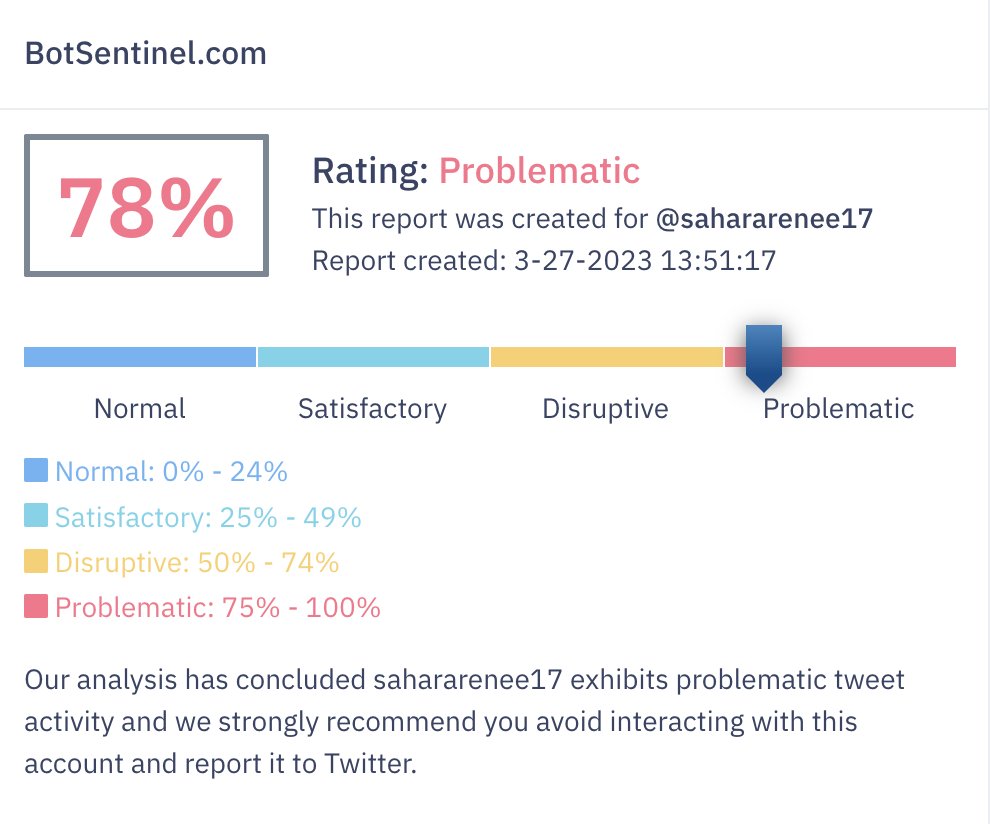 profbradley's tweet photo. @sahararenee17 @AdamKinzinger Not bad for a bot https://t.co/1YoXTY3oTo
