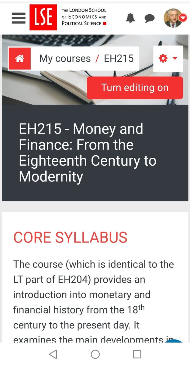 AlbrechtRitschl's tweet photo. Just returned from this term's last session of EH204/215 at #LSEEcHist . You're a fabulous group, it was great fun teaching you, and we had the sordid pleasure of watching a banking crisis unfold - just days after looking at hist appl of D/Dybvig and studying bank bailouts! https://t.co/uyXULuiUzv