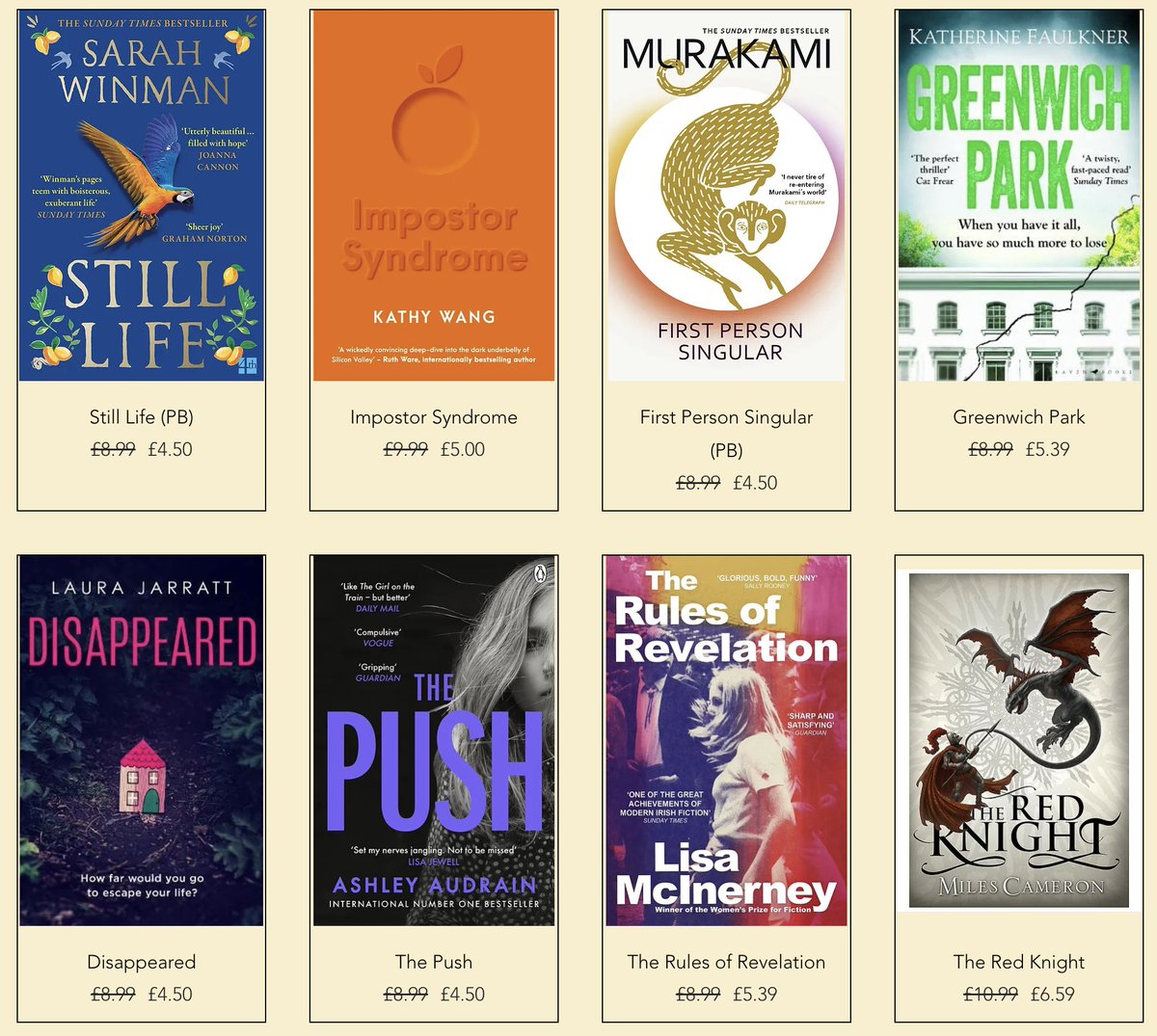 foxlanebooks's tweet image. Lots more brilliant #BOOKS added to our #FICTION #SALE

How can you resist?  There are even some #SIGNED books in there!

Have a look to see what else we have (please RT, it's very quiet for sales at the mo)

foxlanebooks.co.uk/fiction-sale