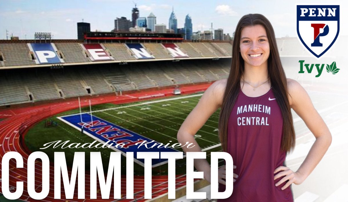 I’m so excited to announce my commitment to the University of Pennsylvania to continue my academic and track and field careers! Thank you to all of my coaches, family, and friends who have helped me reach this point and supported me along the way! Go Quakers!
