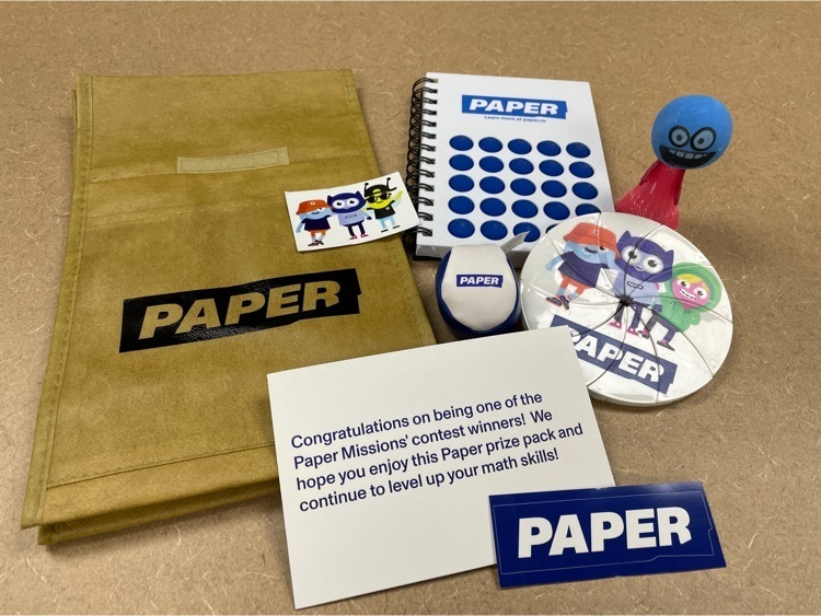 HillcrestEMSD's tweet photo. We are so proud of all our 3rd & 4th grade students who spent time doing extra math practice on their own. Hillcrest won the Paper Math Mission challenge! Congrats to the top students, they were excited to receive their swag bags. Thanks @paperlearning .
#EMSD37Pride https://t.co/NIbJJi9SCu
