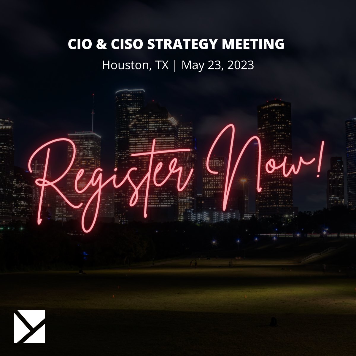 NCS_Madison's tweet photo. Don't miss out! Register for our Hybrid Houston CIO &amp; CISO Strategy Meeting being held on Tuesday, May 23rd: https://t.co/MzIJ5Vpshy 

*Registration subject to approval https://t.co/86N0pTki1B