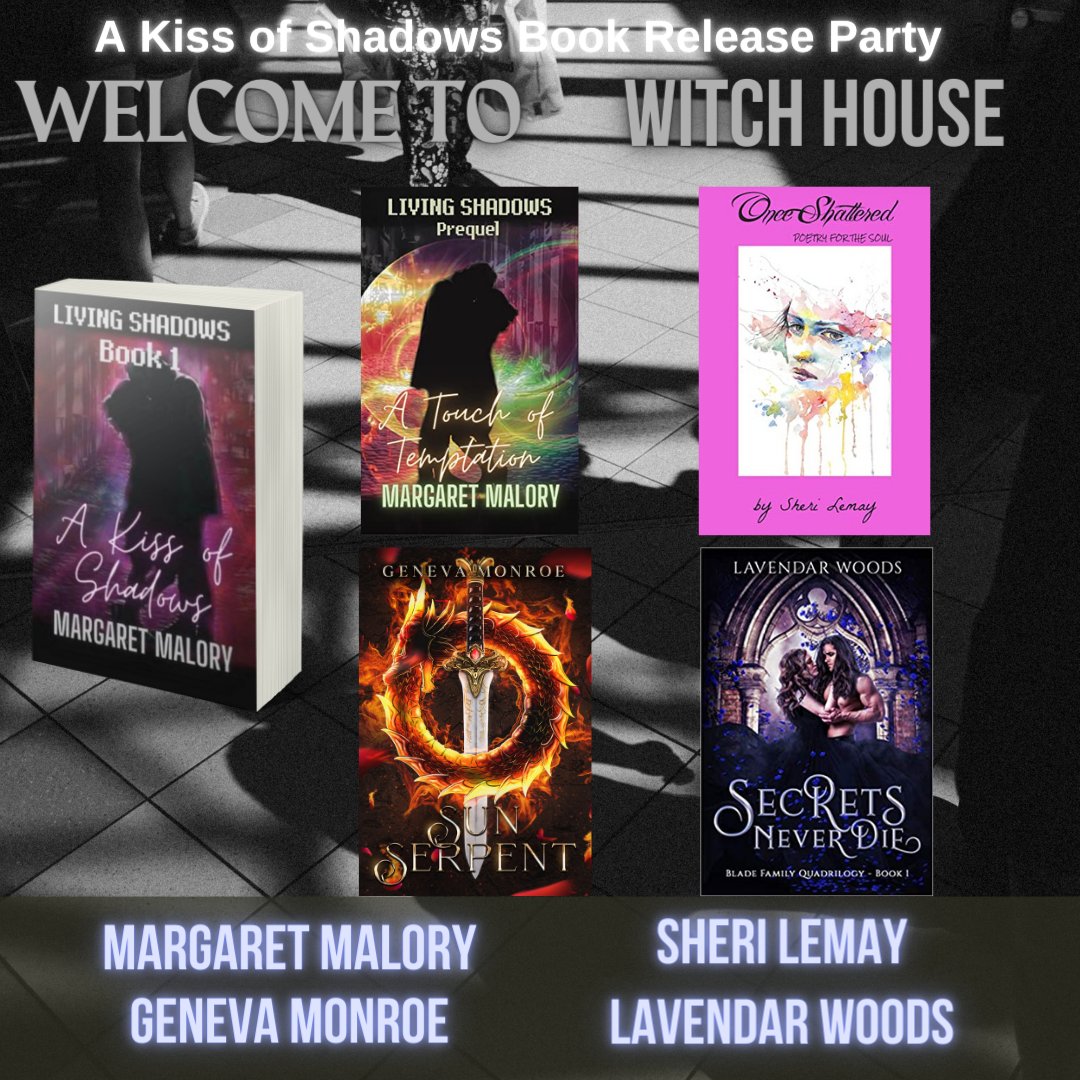 You’re all invited to <a href="/MargaretteDarbo/">Margaret Malory</a>  #BOOKRELEASEPARTY on March 31st @  facebook.com/groups/1516399…  Witch House - <a href="/MargaretteDarbo/">Margaret Malory</a> Sheri Lemay Geneva Monroe Lavendar Woods -3 more houses to be sorted into! Who's excited?