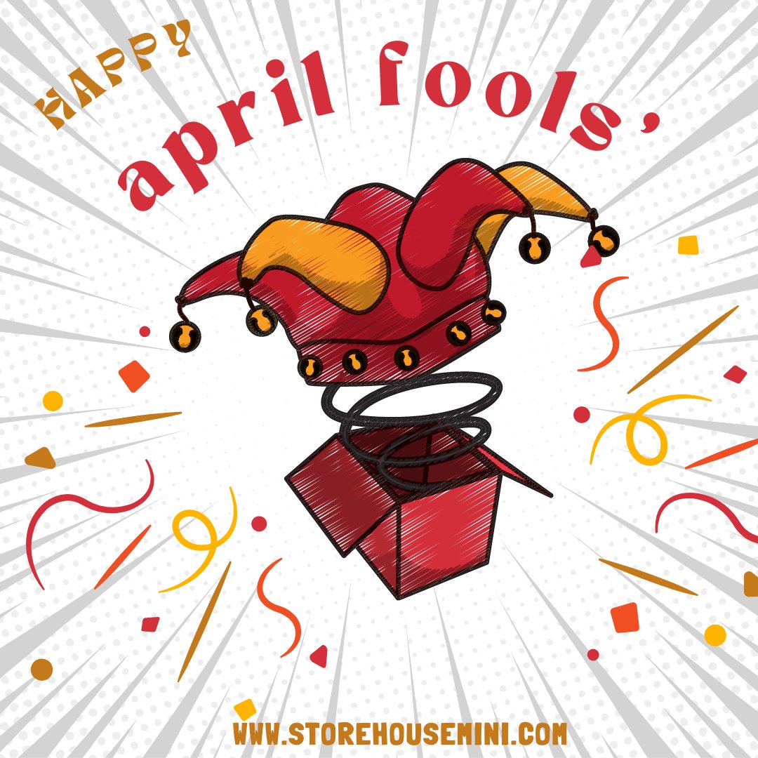 Storehousebham's tweet photo. Happy April Fools' Day!
#AprilFools #5starreview #GatedSecurity #bakerviewministorage #jokesdaily #storehouseminicomplex2023 #storehouseministoragecomplex https://t.co/V0pnp68b8c