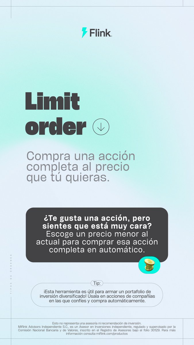 🙌 Con los nuevos tipos de órdenes, podrás tener un mayor control sobre tus compras y ventas de acciones. ¿Cuál es tu favorita? 👀