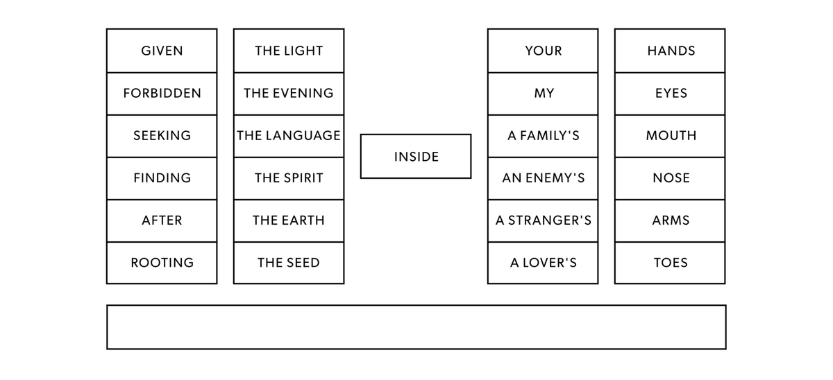 'Illustrated Octavia Butler Do-It-Yourself Sestina' by Terrance Hayes in the March issue of POETRY.
bit.ly/3ZwWAHh