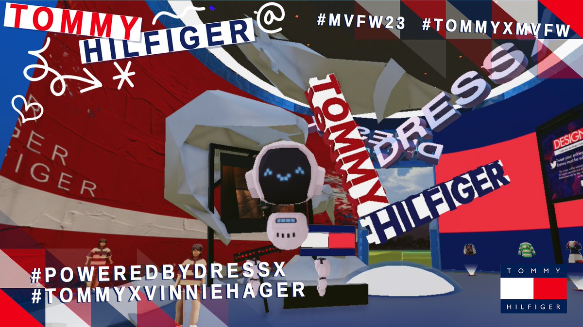 #TOMMYXVINNIEHAGER #POWEREDBYDRESSX #MVFW23 #TOMMYXMVFW