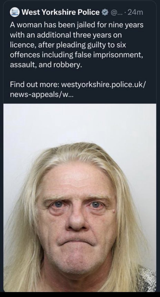 BritisherPaz49's tweet photo. @WestYorksPolice why delete your tweet about this fella?
#MondayMention #GenderAlert #PosieParker #KellyJayKeen @ThePosieParker https://t.co/jID9ei9n7x