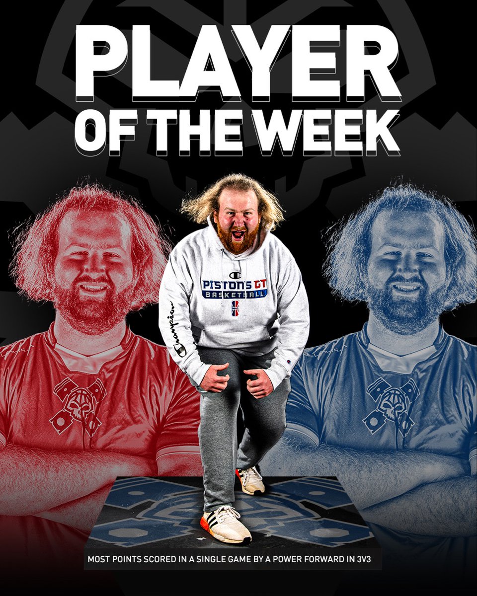 Congratulations to @RlPConnor who was named @nba2kleague player of the week🏆 Not only did he help contribute to 2 wins for #PistonsGT, but he scored 18PTS to complete the sweep of the no. 1 seeded Bucks. A performance that hasn’t been done by any PF in the league in 3’s before.