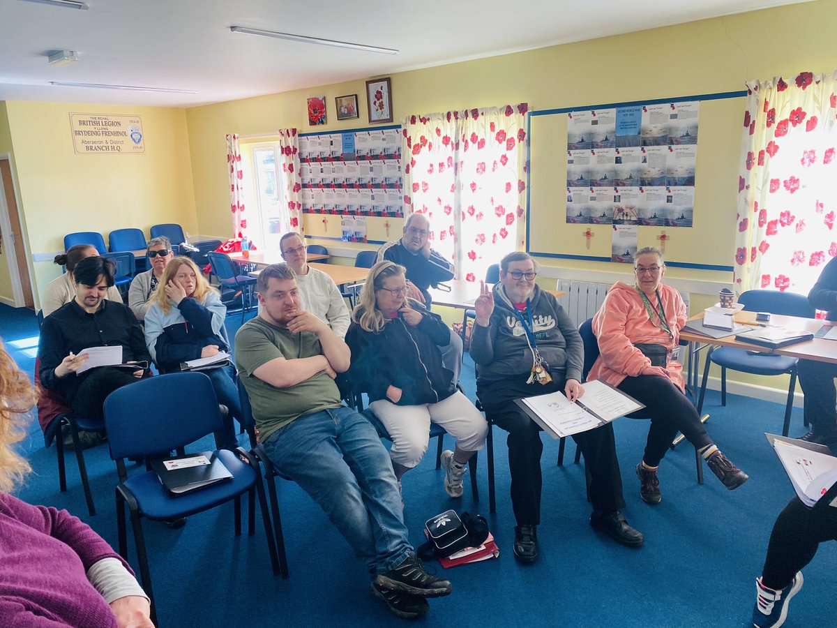 MissALH's tweet photo. Thanks to Our Voice Our Choice for hosting us today! You were fab, and got stuck in! We were impressed! We really enjoyed delivering the 1st of our 12 Mth Challenge Workshops (Healthy Lifestyles) with you &amp; the members from Ceredigion! Look forward to seeing you all again soon! https://t.co/u2n2lWvQT3