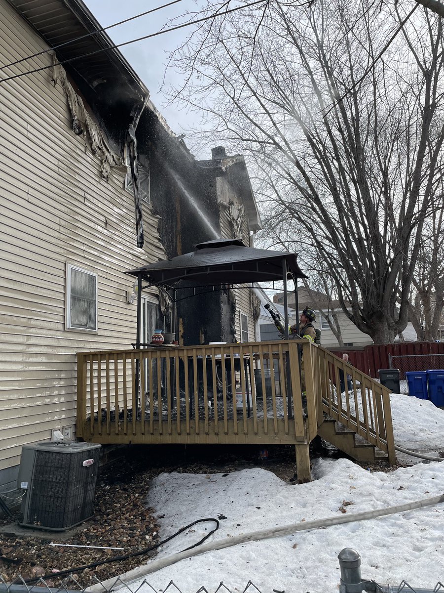 Firefighters were dispatched to a residential fire on the 2100 block of Bush Ave this AM at 9:17. Crews extinguished the fire and treated one occupant with minor injuries. The fire was accidental. No other injuries were reported.