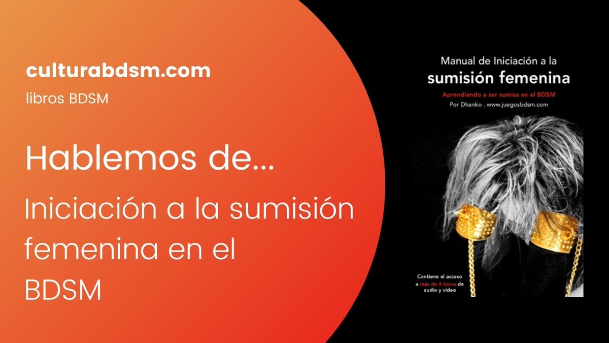 Cultura BDSM on Twitter "Un libro imprescindible si quieres iniciarte