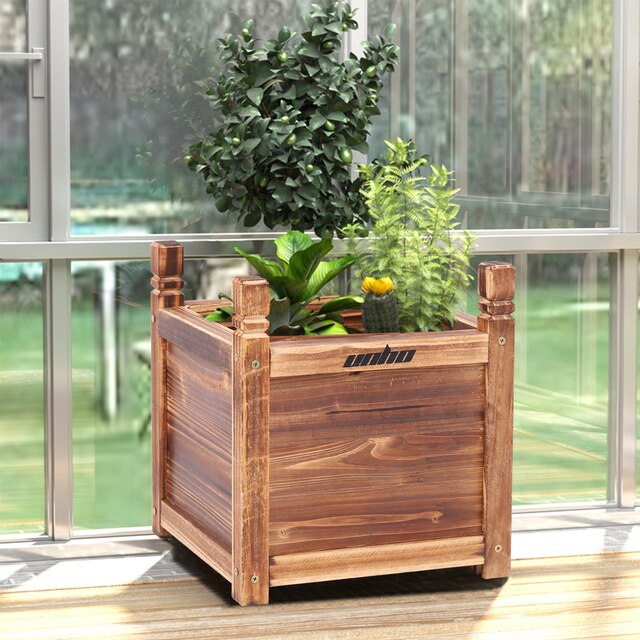 Looking for a new raised garden bed? This plant box is made from pine wood, it's sturdy, and prevents pests from getting into your garden. Check out our website to get it delivered directly to you! plantsgaloreandmore.com/product/raised… #garden #gardening #gardenlife #raisedplanterbox