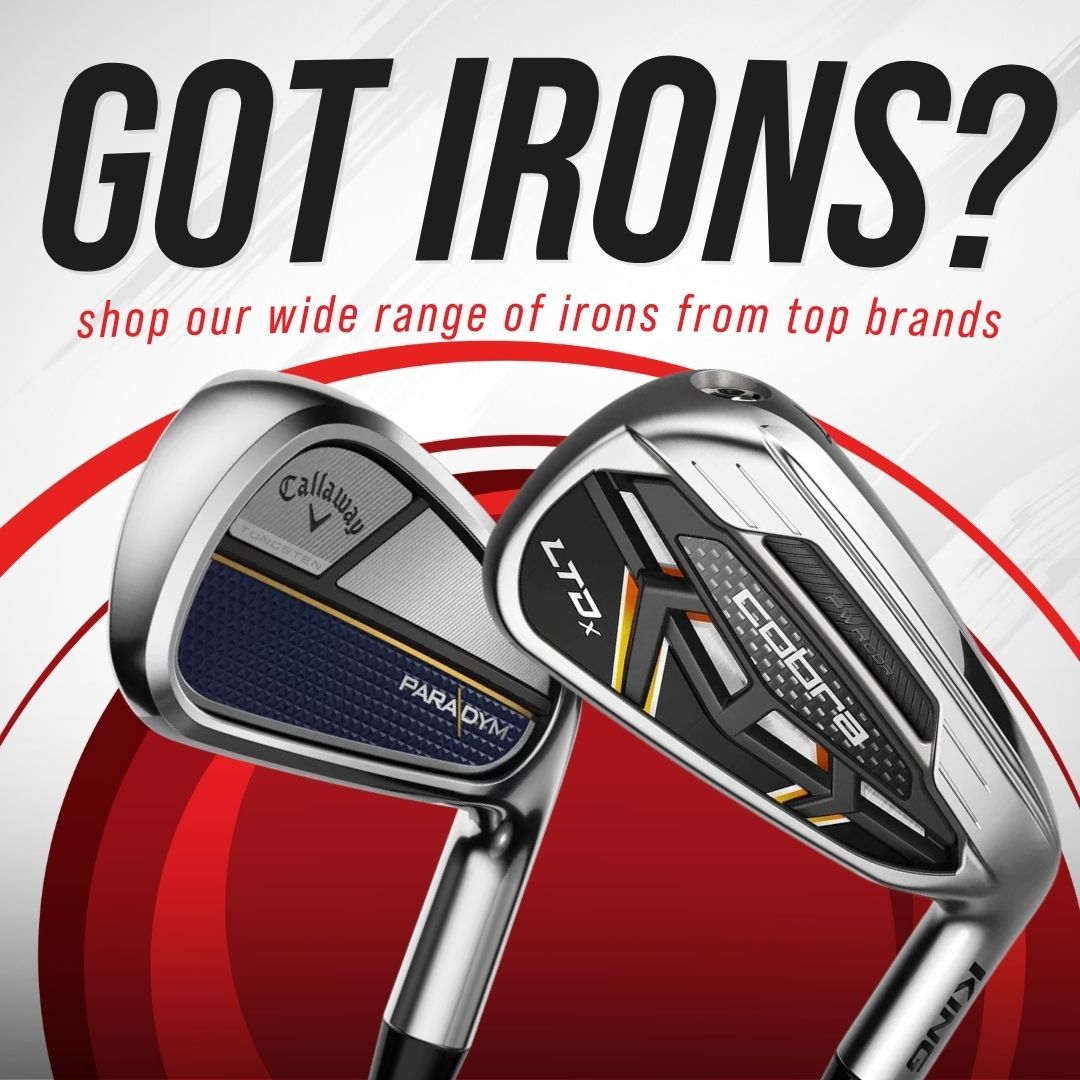 ProAmGolfUSA's tweet photo. Got irons? 

If you're on the market for a new iron set, Pro Am Golf has got you covered.  Shop our wide range of irons from top brands like Callaway and Cobra today 

Shop in store or online: https://t.co/yhpRthgRLP  #GolfStore #GolfShop #ProAmGolf #golfer #GolfClubs https://t.co/HBGy8Lvgqm