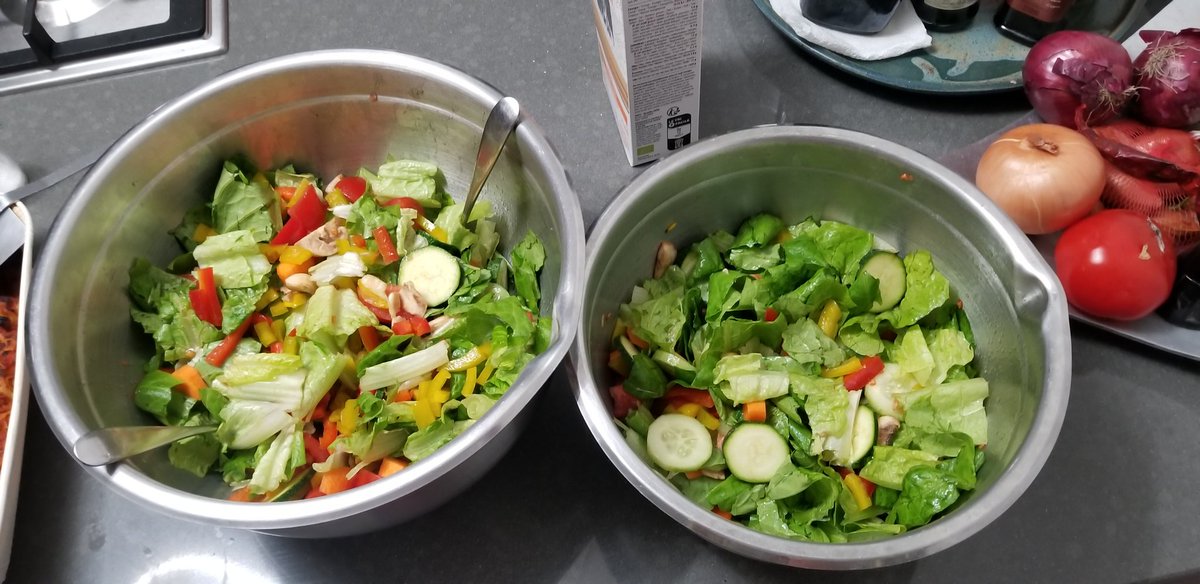 HBUSItaly's tweet photo. Our last dinner in Italy, the results of our cooking class! https://t.co/JQpaUiXfHc