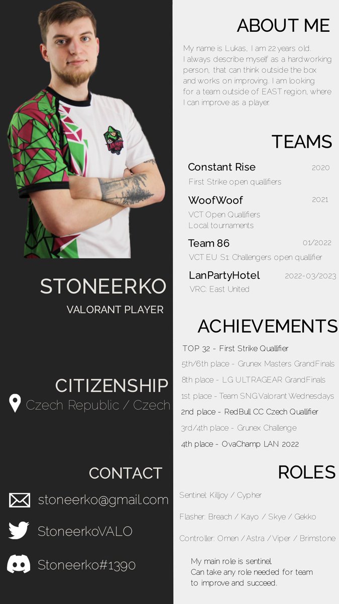 It was a great year with @lan_party_hotel but starting I am LFT again. 

Open to any VRC offers outside of EAST region, if there is anything you might want to know, feel free to message me on any social given below.

VLR link in comments.

Likes and Retweets appreciated. ❤️