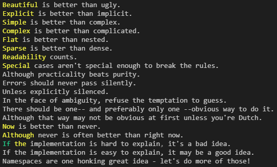 takoniion_'s tweet image. Zen of Python 🐍 #CodedexZenOfPython @codedex_io