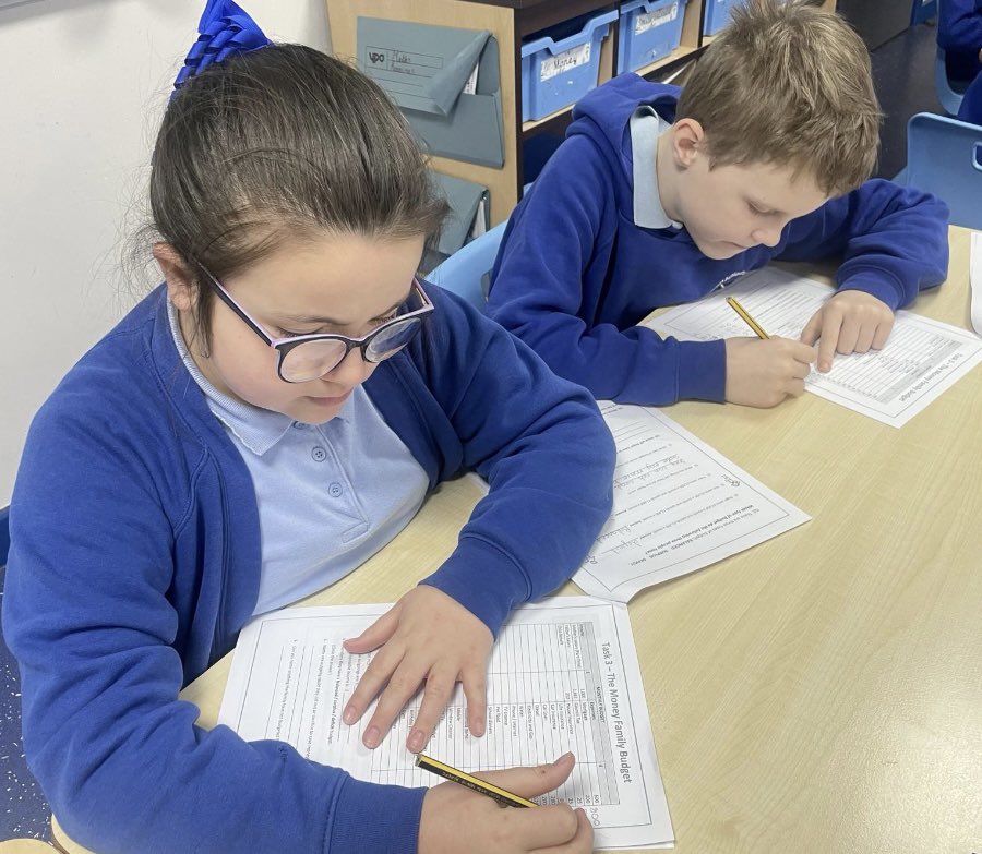 Years 4, 5 and 6 have enjoyed money management sessions with <a href="/DebtAware/">DebtAware</a>   They have created their own budgets!