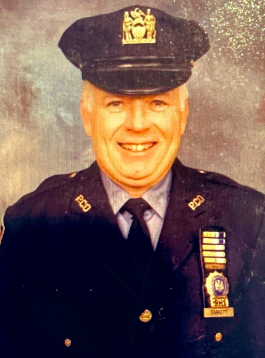 NYPD Ceremonial Unit on Twitter "Detective William Barrett retired in 1986 from the