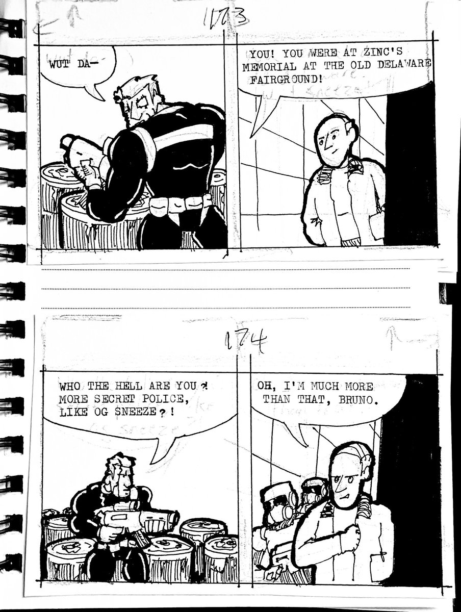 sweeneezy's tweet photo. Rubber Spyglass 173/174
#comic #comicart #comicartist #inking #ink #serialcomic #webcomic #webcomics #webcomicupdate #artcomics #indiecomics #indiecomicart #indiemanga #manga #zineart
#typewriter #typewriting #typewriterart https://t.co/8nBwlRspL9