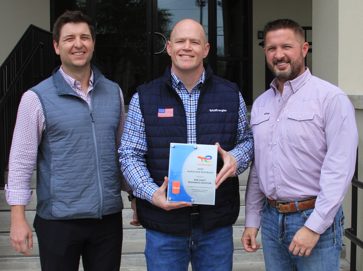 Sun Coast Resources, Inc. is the Authorized Distributor for TotalEnergies!

TotalEnergies recently recognized Sun Coast for our Exceptional Performance during 2022!  

#SunCoastDelivers #suncoastresourcesinc #TotalEnergies