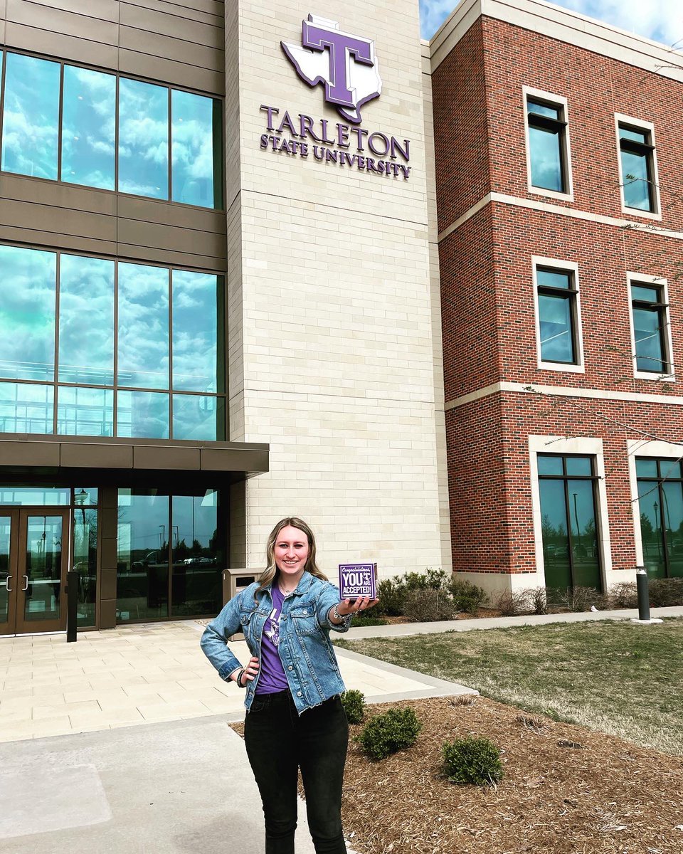 BrinleeEmily's tweet image. IT’S OFFICIAL…I’M A TARLETON TEXAN💜
#TarletonBound #FutureEducator #TSU25
