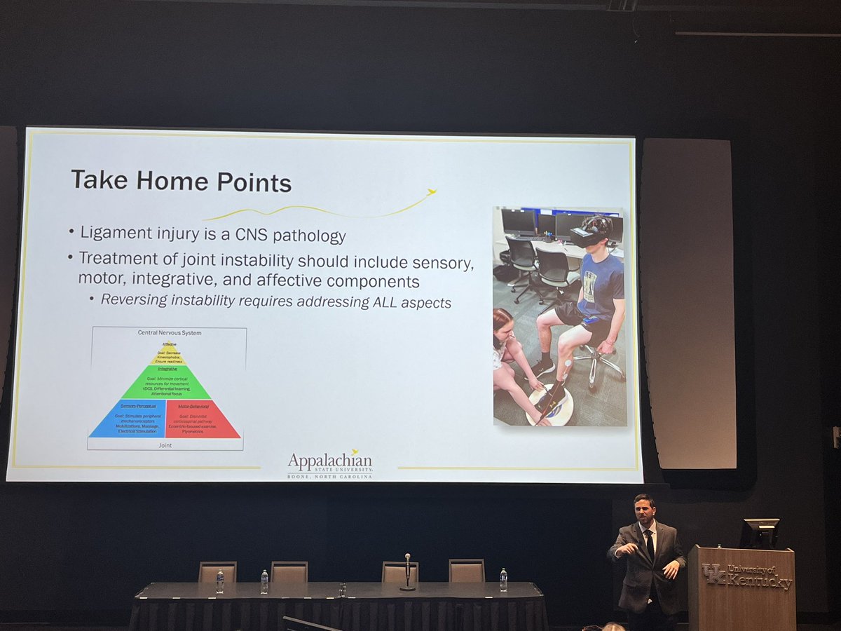 UK SMRI (@uksmri) on Twitter photo Dr. Alan Needle <a href="/DrNeedleATC/">Alan Needle</a> of <a href="/bchsappstate/">BCHS@appstate</a> Speaking at the <a href="/ukchs/">University of Kentucky College of Health Sciences</a> College Research Day discussing the importance of treating ligament injuries as a CNS pathology. #NotJustAnAnkleSprain Dr. Alan Needle <a href="/DrNeedleATC/">Alan Needle</a> of <a href="/bchsappstate/">BCHS@appstate</a> Speaking at the <a href="/ukchs/">University of Kentucky College of Health Sciences</a> College Research Day discussing the importance of treating ligament injuries as a CNS pathology. #NotJustAnAnkleSprain