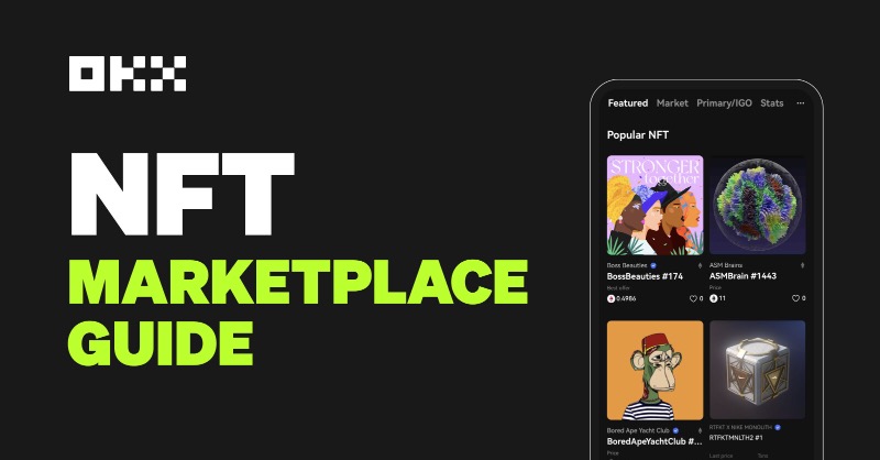 okx's tweet photo. The #OKX NFT Marketplace is your one-stop-shop for buying, selling, trading, and collecting NFTs 🙌

Learn more about #web3's best marketplace ⤵️