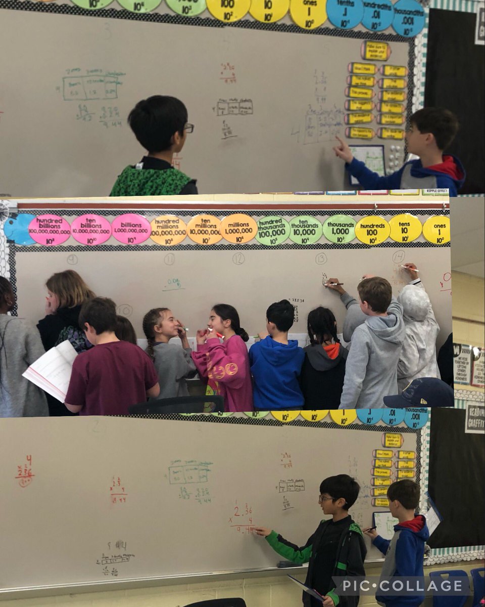 Building Thinking Classrooms in math with our vertical whiteboards to promote critical thinking, perseverance, and collaboration! We got this! #engagement @MrsCiemiengo @JJESOwls