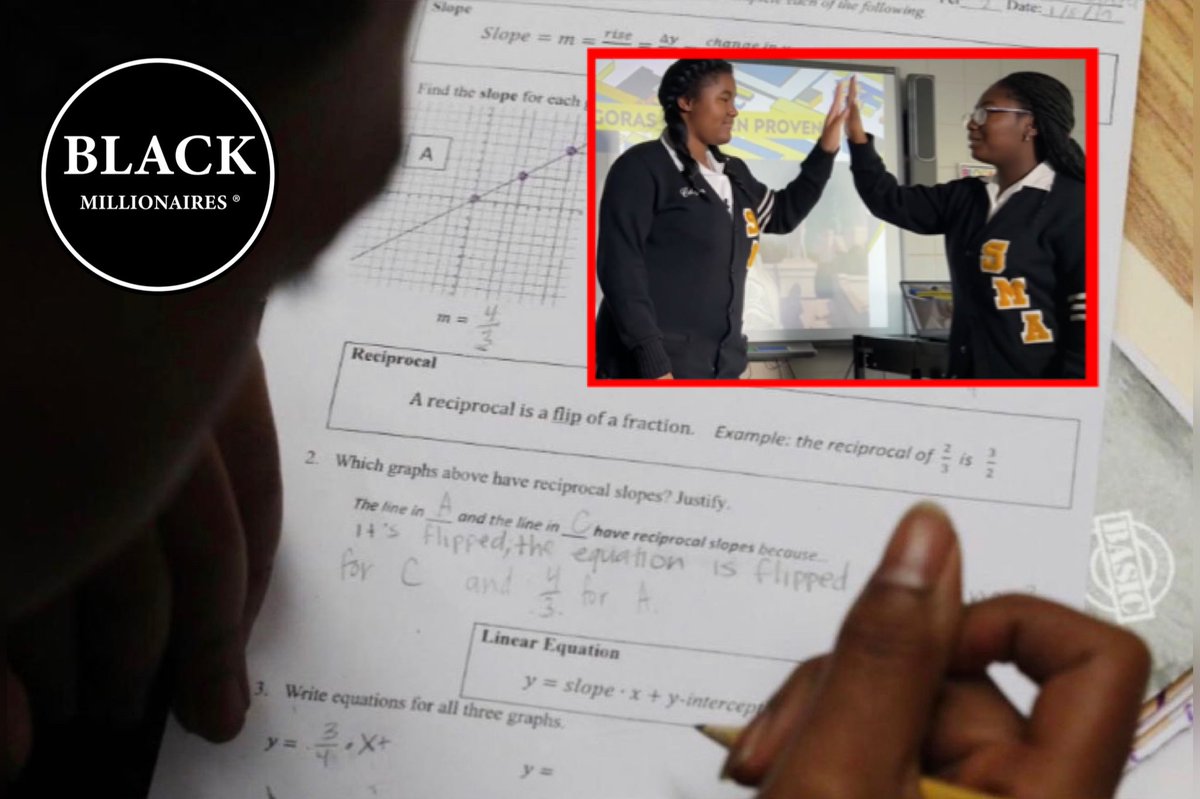 Two Black female high school students in New Orleans solved the Pythagorean theory, a math problem that genius mathematicians have failed to at for over of 2,000 years. “Each student can win up to $1M for their discovery.”