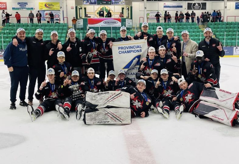 Congratulations U15 AAA Airdrie Xtreme on winning Gold 🥇🙌at Provincials. Way to go! An amazing way to finish off your amazing season. Shout out to all our Cochrane players!🙌