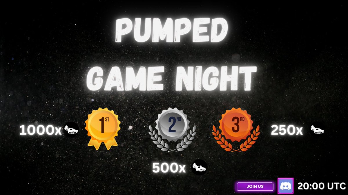 user971017's tweet photo. 🚨Join Us For Gartic Tonight🚨
🎁Prizes:
🆓WL ( Free Mint ) To Every Participant
🥇1000 Pump Tokens
🥈500 Pump Tokens
🥉250 Pump Tokens
⏰START TIME: 20:00 UTC⏰
We Look Forward To Hosting A Fun Night For The $CANTO Community!🚀
#cantonfts #cantonft #cantomint #NFTs #NFT https://t.co/a2TdiCtErx