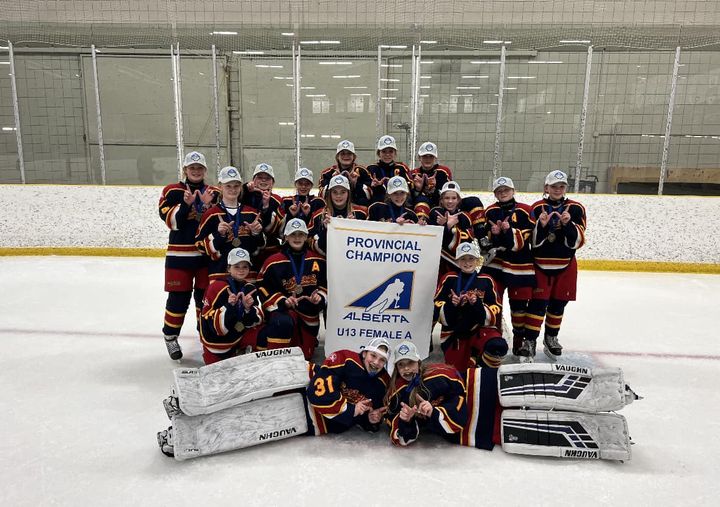 U13A Cochrane Jr Chaos Provincial champions. 🙌🥇🙌Way to go girls! Congratulations and this win was in overtime to!🙌🥇🙌
