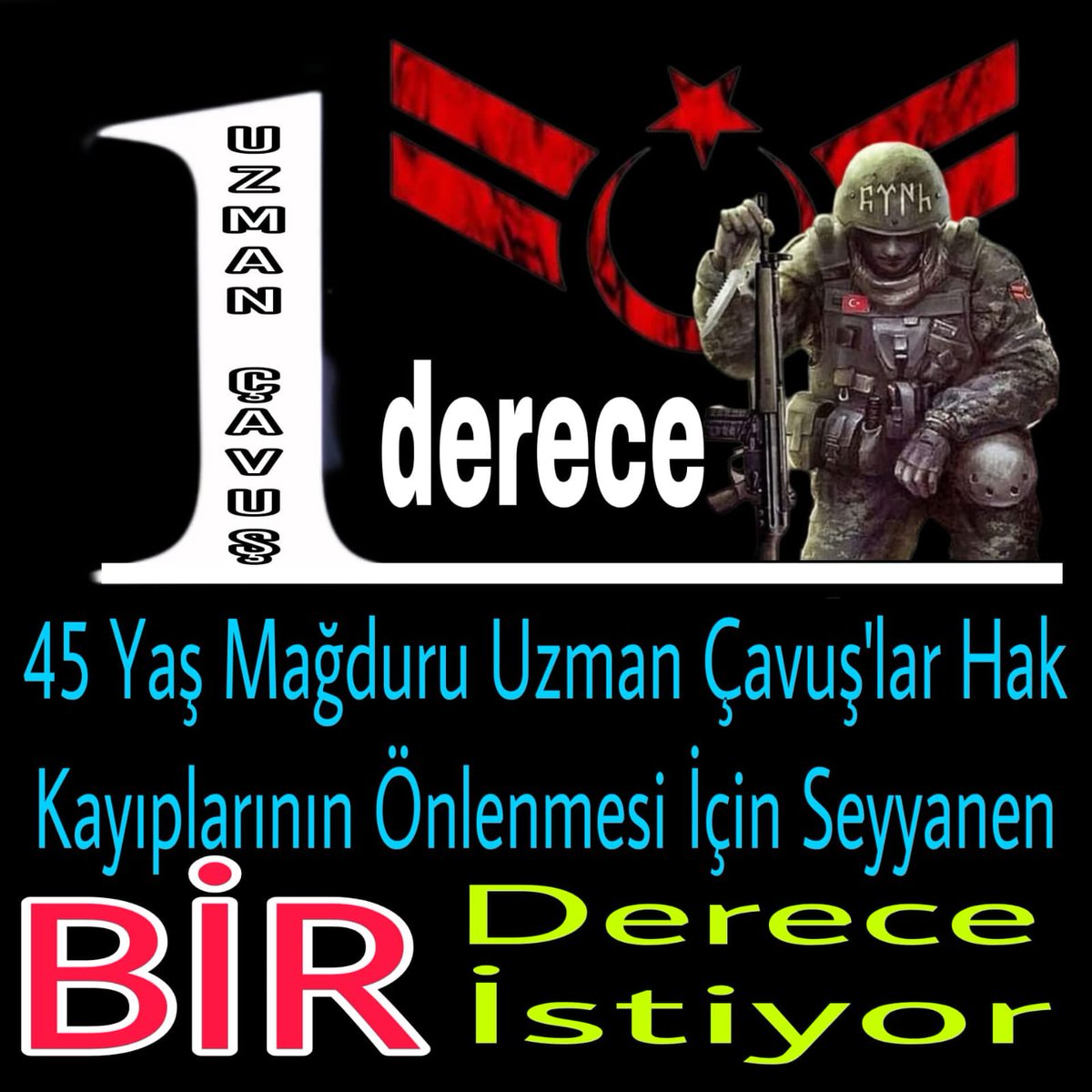 emintoptas70's tweet photo. Sayın cumhurbaşkanım @RTErdogan
🇹🇷Uzman Çavuşlar Vatandır

🇹🇷Uzman Çavuşlar Millettir

🇹🇷Uzman Çavuşlar Bayraktır

🇹🇷Uzman Çavuşlar Bekadır

🇹🇷45 yaş nedeniyle Zorunlu emekli edilen Uzman Çavuşlar
Seyyanen bir derece istiyor 🇹🇷
@mustafaelitas
@akbasogluemin
#SıraUzmanÇavuşaKadro https://t.co/Wt1VjyOJEH