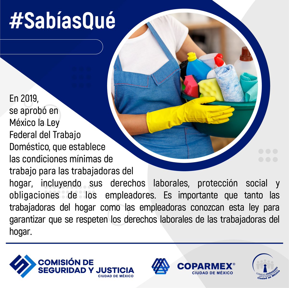 👉🏻 En #México, las trabajadoras del hogar tienen derecho a una serie de protecciones y garantías que deben ser respetadas por sus empleadores. 

✨ #DíaInternacionaldelasTrabajadorasdelHogar.