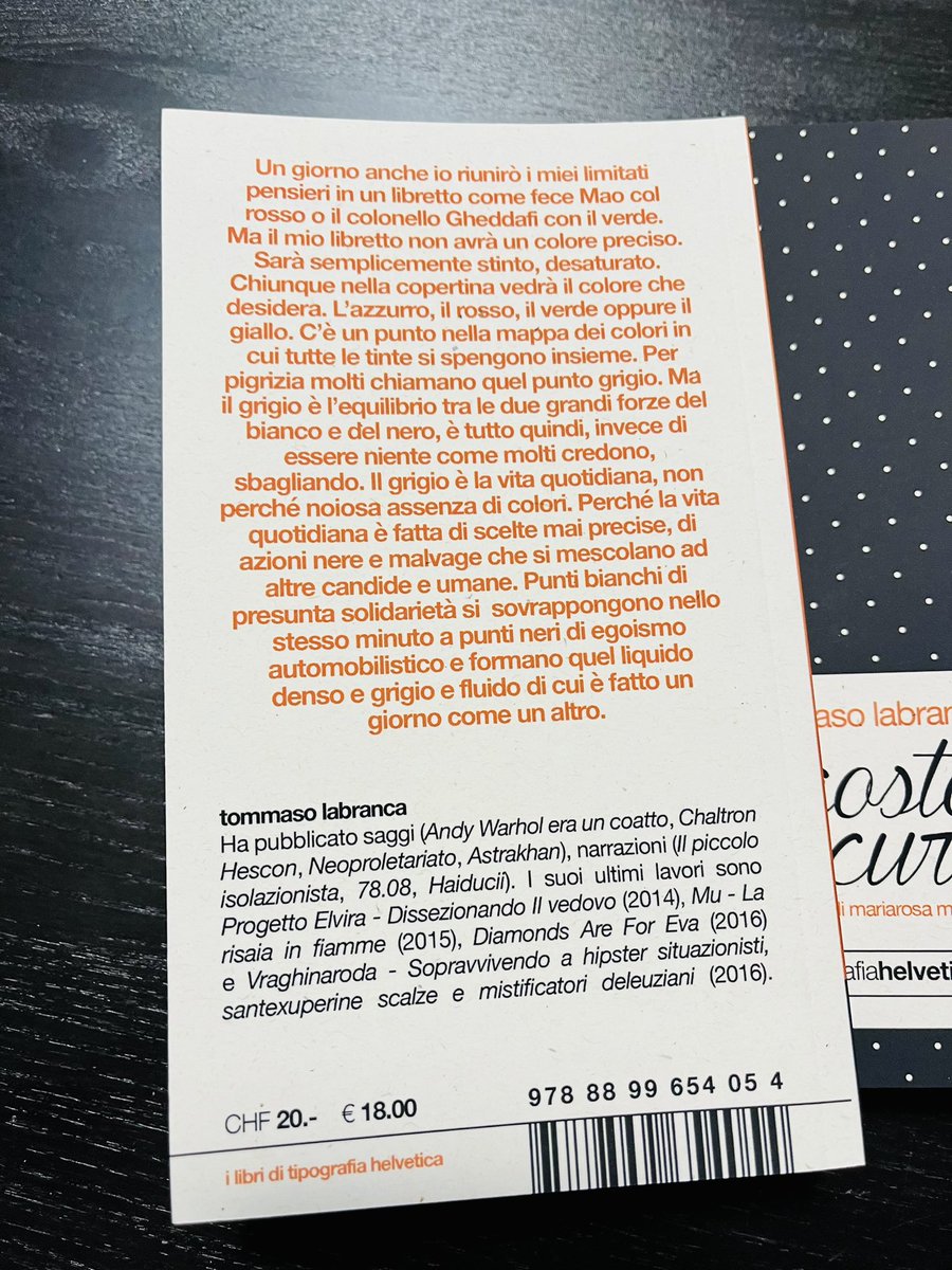 20090editore's tweet photo. Finalmente ecco la ristampa di Agosto oscuro di #tommasolabranca #ventizeronovanta #tipografiahelvetica https://t.co/dMBtqjz2rI https://t.co/AuXebGuDMz
